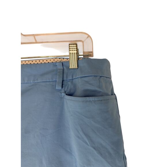 Talbots Plus Blue Basic Casual Everyday Perfect Skimmer Cropped Pants Size 12 - Picture 6 of 12
